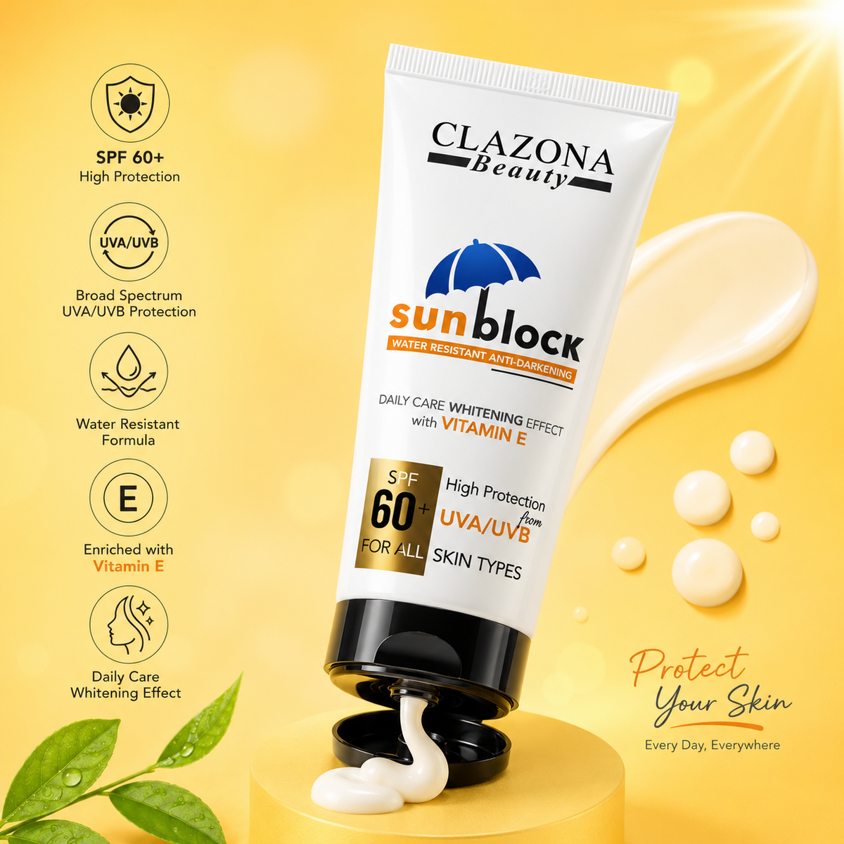 Clazona Beauty Sun Block SPF 60