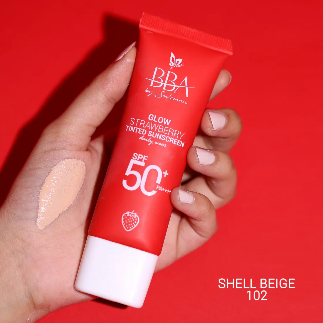 BBA Glow Strawberry Tinted Sunscreen SPF50+ PA++++