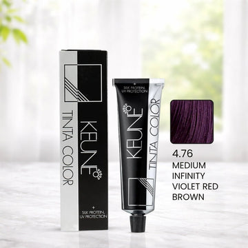 Keune Tinta Color 4.76 Medium Infinity Violet Red Brown (60ml)