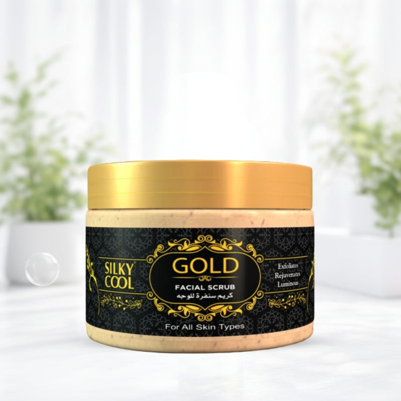 Silky cool Gold Facial Scrub