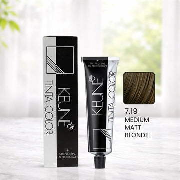 Keune Tinta Color 7.19 Medium Matt Blonde (60ml)