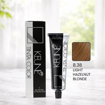 Keune Tinta Color 8.38 Light Hazelnut Blonde (60ml)