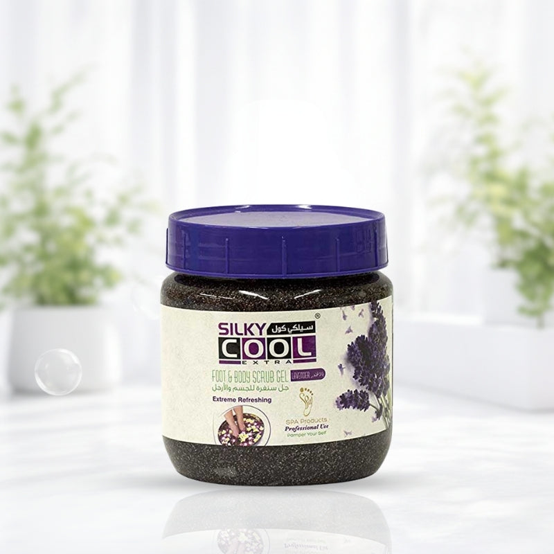 Silky Cool Foot & Body Scrub Gel (Lavender)