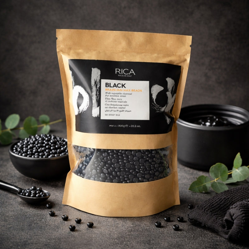 Rice Brazilian Wax Beads - Black
