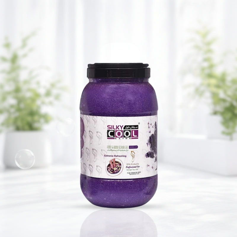 Silky Cool Foot & Body Scrub Gel (Lavender)