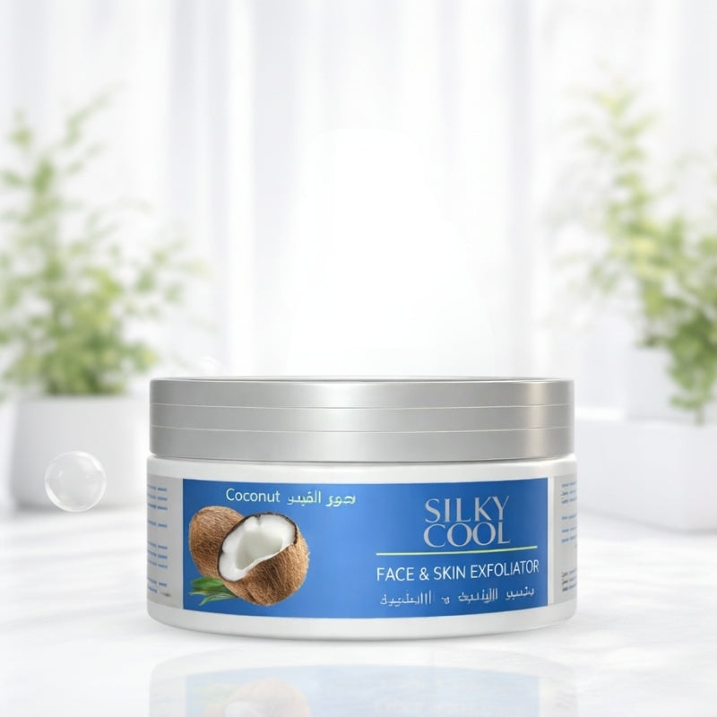 Silky Cool Face & Skin Exfoliator Coconut