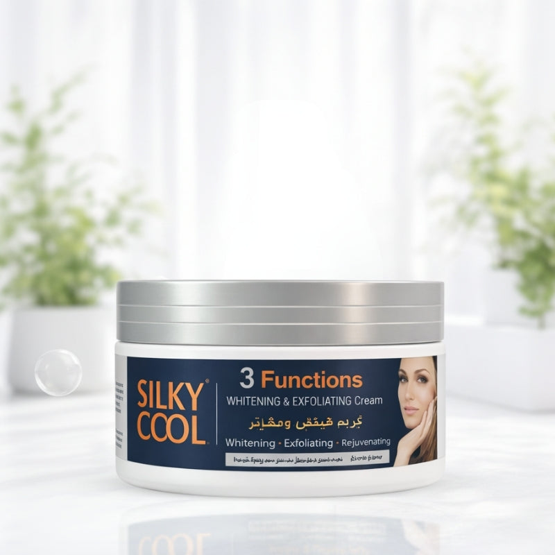 Silky Cool 3 Functions W-Exfoliating Cream 200ml