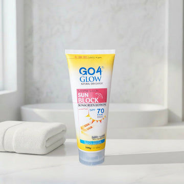 GO4 Glow Sunscreen Lotion SPF 70