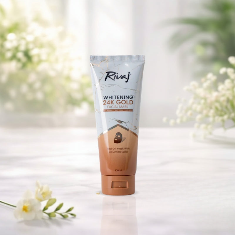 Rivaj Whitening 24K Gold Facial Mask 100ml