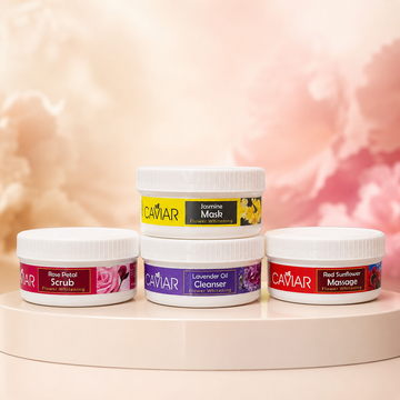 Caviar Floral Whitening Facial Kit (300ml / 550ml / 1000ml) | VYBEÂ®