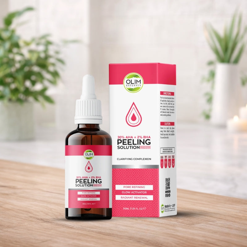 Olim Naturals 30% AHA + 2% BHA Peeling Solution (30ml)