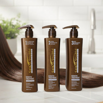 Salon Studio Keratin Treatment (Step 1+2+3)