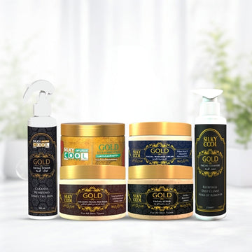 Silky Cool Gold Facial Kit (6 Units)