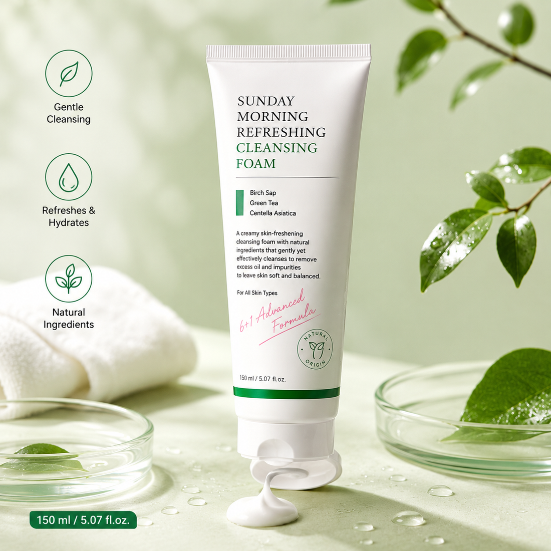 Axis-y Sunday Morning Refreshing Cleansing Foam