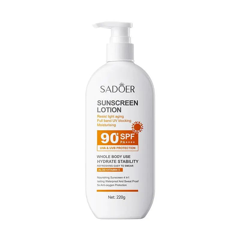 SADOER Sunscreen Body Lotion SPF90+ PA++++ 220g