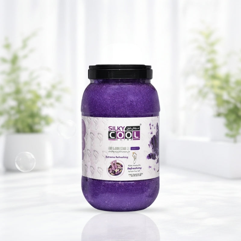 Silky Cool Foot & Body Scrub Gel (Lavendar)