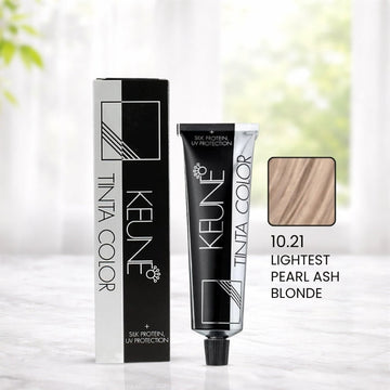 Keune Tinta Color 10.21 Lightest Pearl Ash Blonde (60ml)