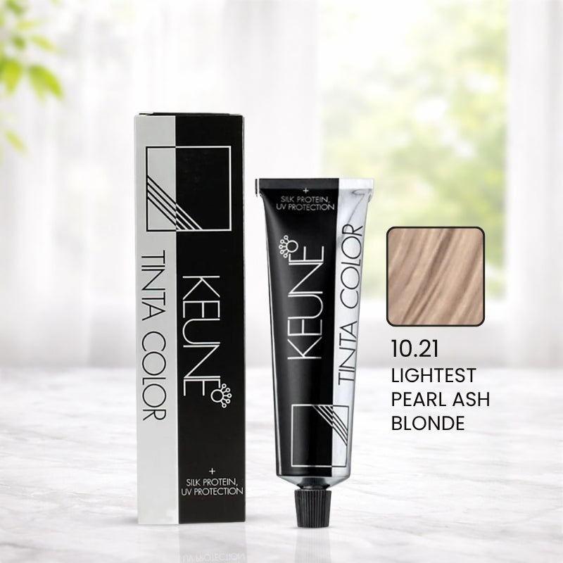 Keune Tinta Color 10.21 Lightest Pearl Ash Blonde (60ml)
