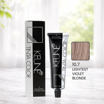 Keune Tinta Color 10.7 Lightest Violet Blonde (60ml)