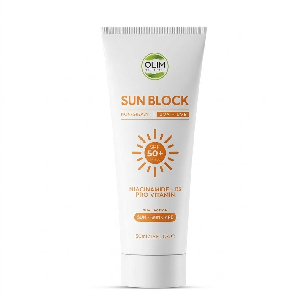 Olim Naturals' SPF 50 Broad Spectrum Sunblock Sunscreen