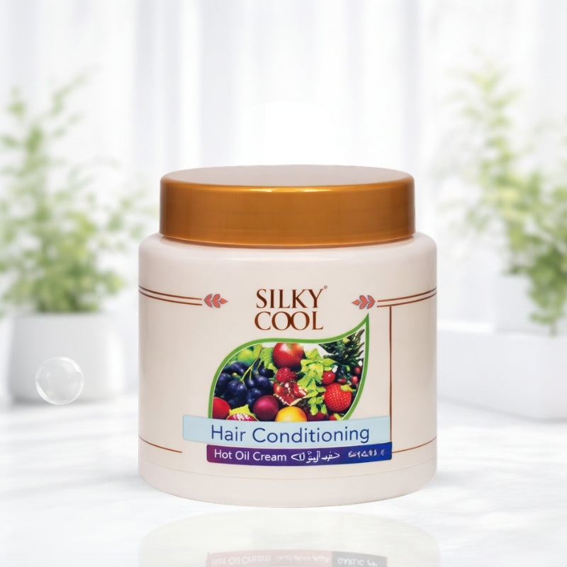 Silky Cool Hair Conditioning Hot Oil Cream (Fruits)