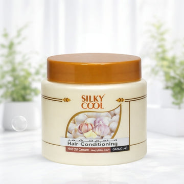 Silky Cool Hair Conditioning Hot Oil Cream (Garlic)