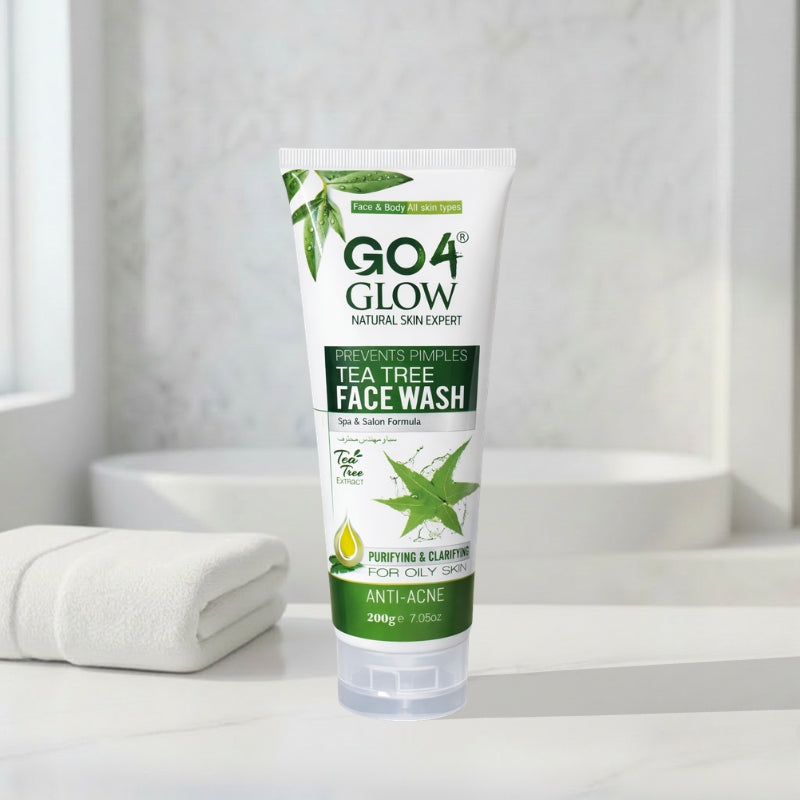 GO4 Glow Tea Tree Face Wash 150gm