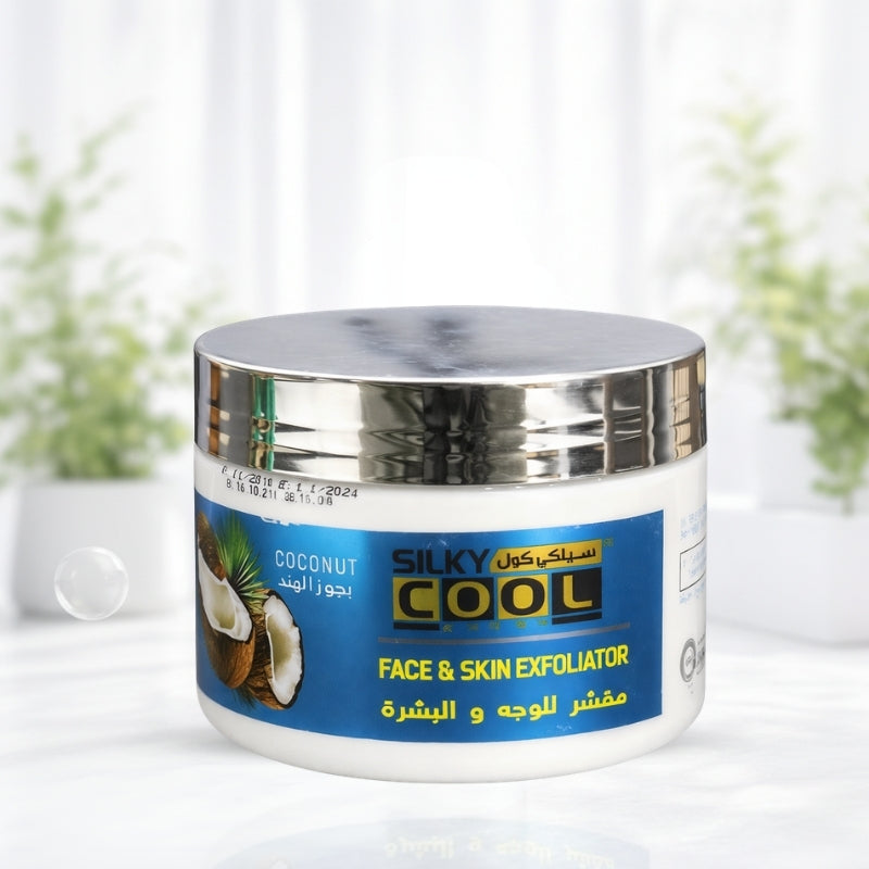 Silky Cool Face & Skin Exfoliator Coconut