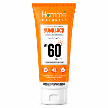 HammÃ© Naturals Sunblock SPF 60 PA++++