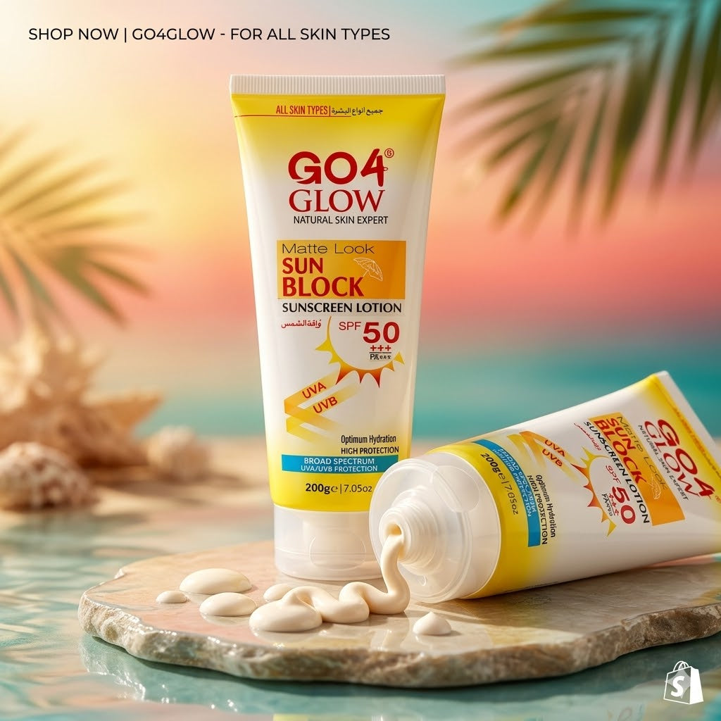 Go4Glow Sun Block Cream SPF 50+++