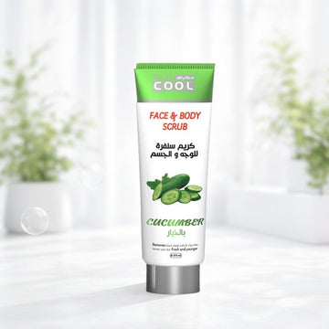 Silky Cool Face & Body Scrub Cucumber 275ml