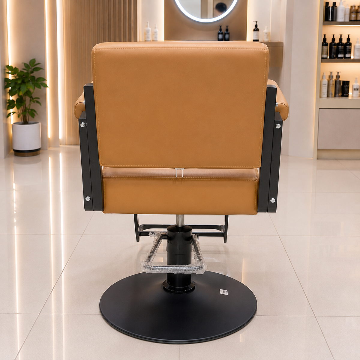 Premium Hydraulic Salon Styling Chair with Footrest, PU Leather Barber & Beauty Chair for Hair Salon Spa | VYBEÂ®