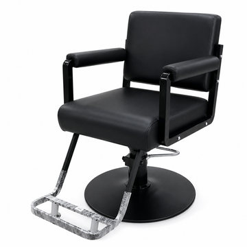 Professional Hydraulic Salon Styling Chair with Wide Backrest & Padded Armrests for Hair Salon, Barber Shop & Spa | VYBEÂ®
