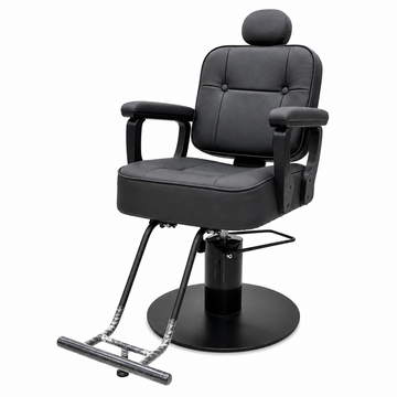 Professional Hydraulic Salon Styling Chair with Adjustable Headrest & Footrest | VYBEÂ®