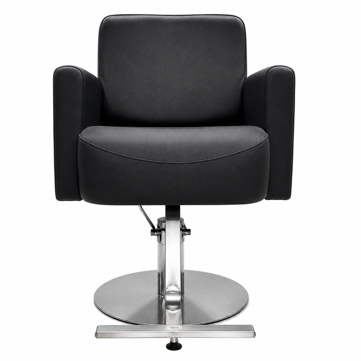 Luxury Hydraulic Salon Styling Chair with Premium PU Leather & Heavy-Duty Round Base VYBEÂ®
