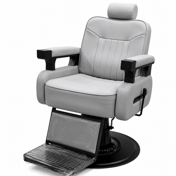 Professional Hydraulic Barber Chair with Adjustable Headrest, Heavy-Duty Salon Styling Chair with Footrest & Premium PU Leather for Barbershop, Salon & Spa | VYBEÂ®