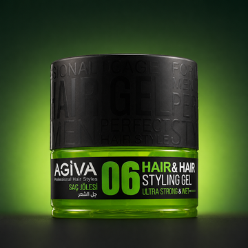 AGIVA Professional Hair Styles 06 Hair & Hair Styling Gel Ultra Strong & Wet Look VYBEÂ®