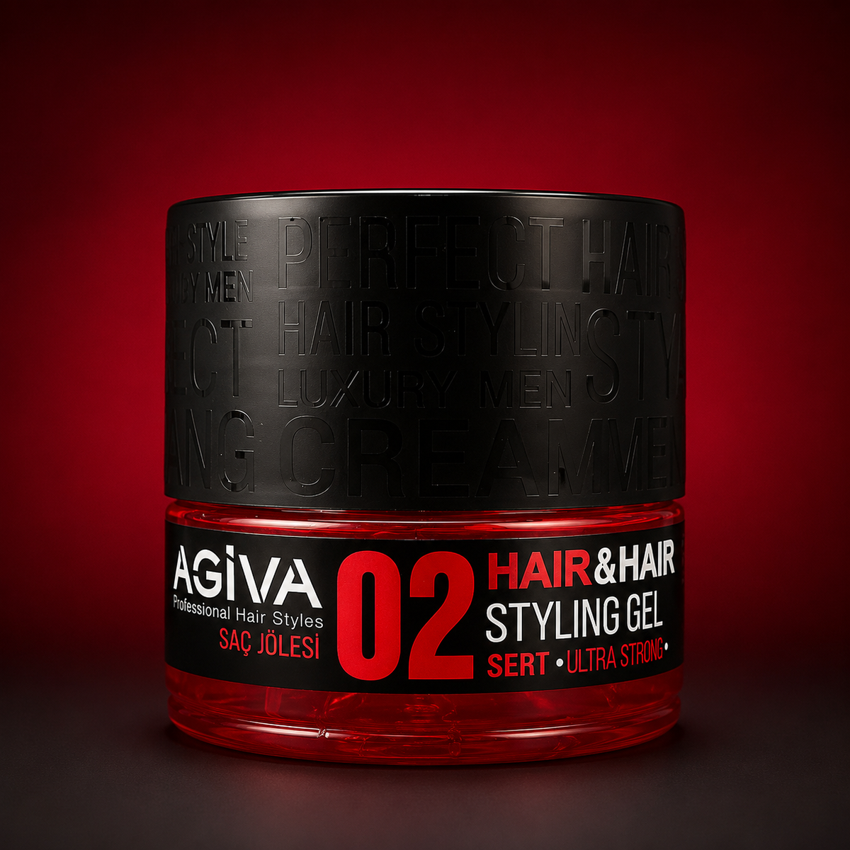 AGIVA Hair Styling Gel 02 Ultra Strong Hold 200ml â€“ Professional Hair Gel | VYBEÂ®