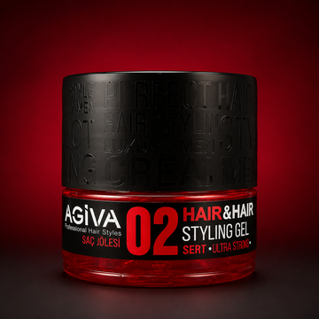AGIVA Hair Styling Gel 02 Ultra Strong Hold 200ml â€“ Professional Hair Gel | VYBEÂ®