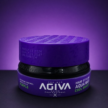 AGIVA Aqua Wax Cool Bright Purple 08 Hair Styling Wax 155ml â€“ Maximum Control | VYBEÂ®