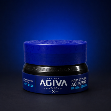 Agiva Pro Men Hair Styling Aqua Wax Ultra Strong (Navy Blue) 155ml â€“ VYBEÂ®