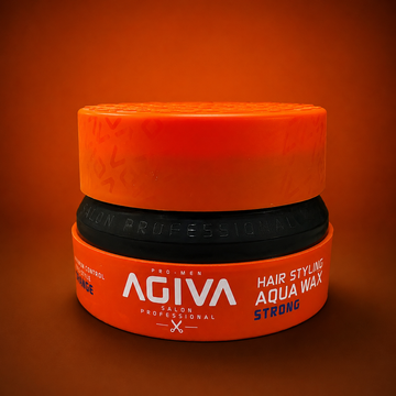 AGIVA Hair Styling Aqua Wax 01 Orange Strong Hold 155ml | Professional Water-Based Hair Wax | VYBEÂ®