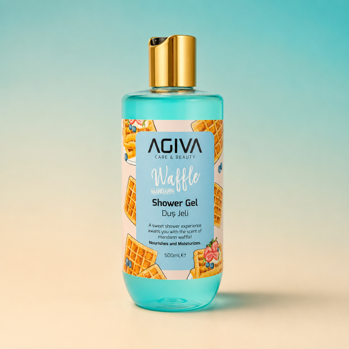 AGIVA Waffle Mandarin Nourishing & Moisturizing Shower Gel 500ml | VYBEÂ®