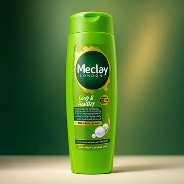 Meclay London Long & Healthy Shampoo with Zinc, Biotin & Collagen 360ml / 660ml | Hair Growth Formula | VYBEÂ®