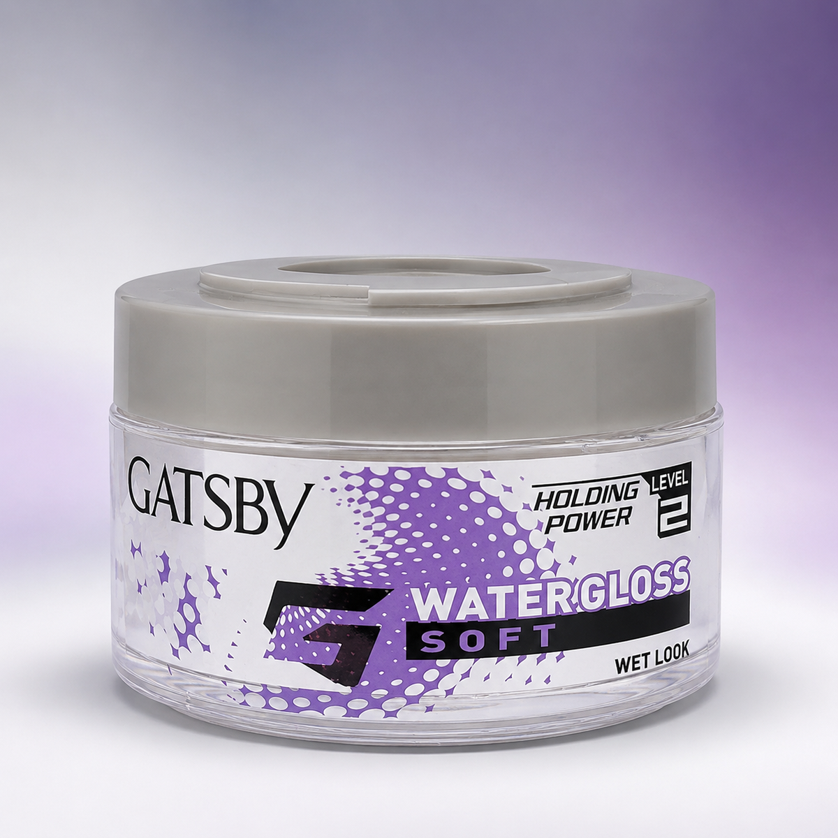 GATSBY Water Gloss Soft Wet Look Hair Gel (Holding Power Level 2) â€“ 75g / 150g / 300g | VYBEÂ®