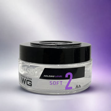 GATSBY Water Gloss Soft Wet Look Hair Gel (Holding Power Level 2) â€“ 75g / 150g / 300g | VYBEÂ®
