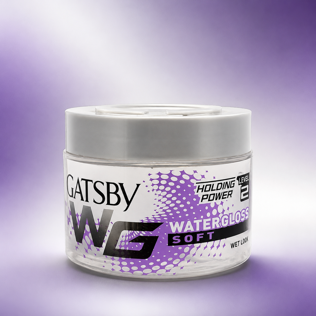 GATSBY Water Gloss Soft Wet Look Hair Gel (Holding Power Level 2) â€“ 75g / 150g / 300g | VYBEÂ®