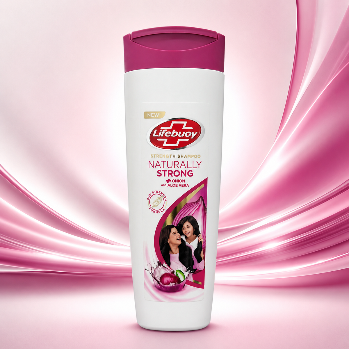 Lifebuoy Strength Shampoo Naturally Strong with Onion & Aloe Vera 175ml / 370ml VYBEÂ®