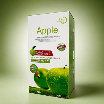 Apple Ammonia-Free Black Hair Cream Clear Water Type (A+B Pouch Set) | VYBEÂ®