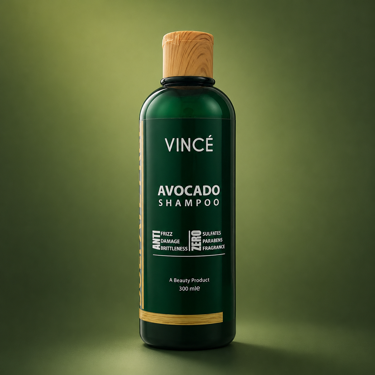 VINCÃ‰ Sulfate-Free Shampoo (Olive, Bamboo, Ginger & Avocado) 300ml VYBEÂ®